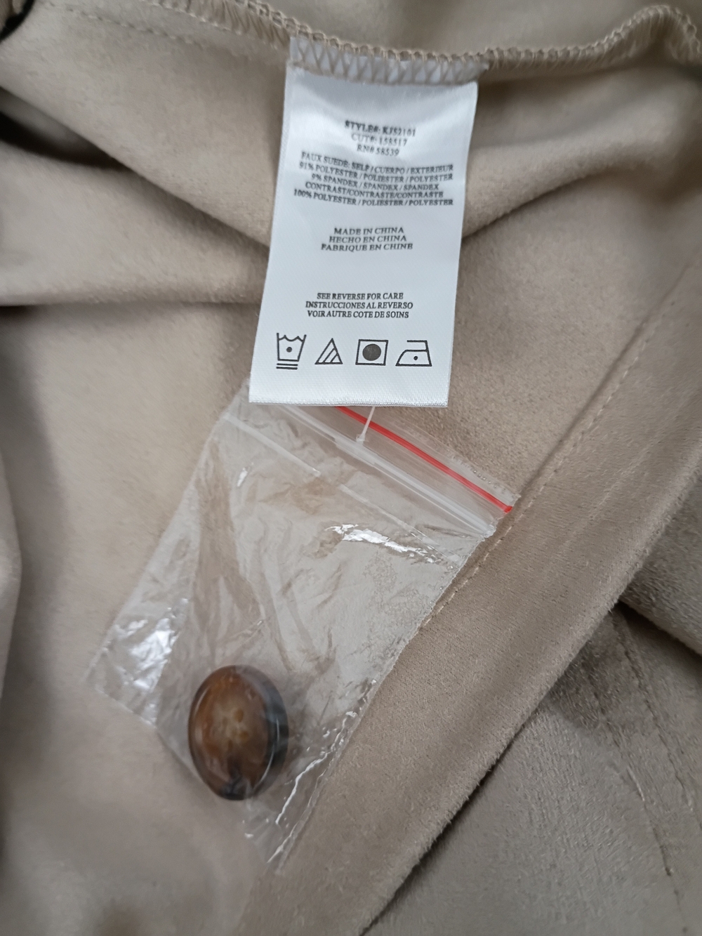 Womens Beige Cropped Utility Jacket - Picture 4 of 12
